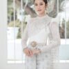 ชุดไทยแต่งงาน MALAI มาลัย สีขาวฟ้า