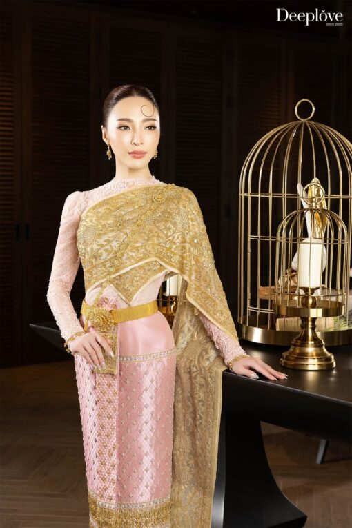 ชุดไทยประยุกต์อิงฟอร์มศิวาลัย - Image 2