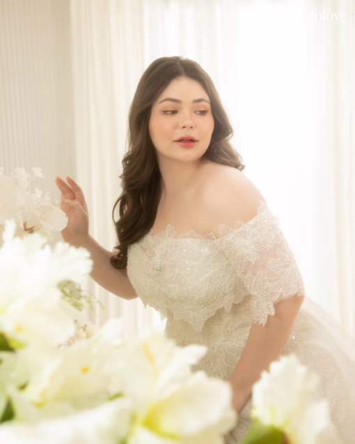 ชุดแต่งงานพลัสไซส์ ทรงบอลกราวน์ - Image 3