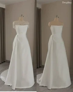 ชุดเจ้าสาวทรงเอไลน์